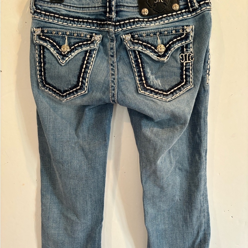 MISS ME Cropped JEANS 26 - Picture 3 of 12